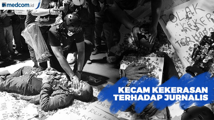 Aksi Solidaritas, Wartawan Kecam Kekerasan Terhadap Jurnalis