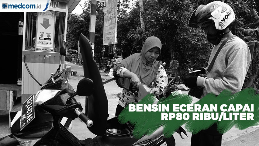 Bensin Eceran Capai Rp80 Ribu/Liter di Wamena