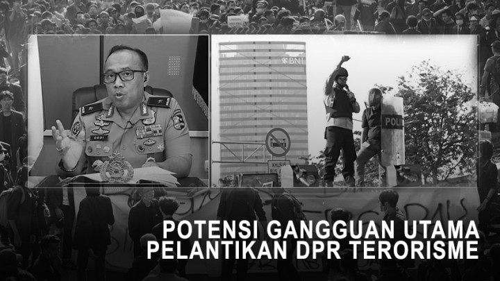 Highlight Primetime News - Potensi Gangguan Utama Pelantikan DPR Terorisme