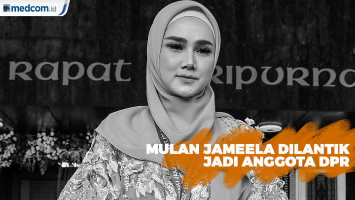 Dilantik Jadi Anggota DPR, Mulan Jameela Pakai Baju Rancangan Didiet Maulana