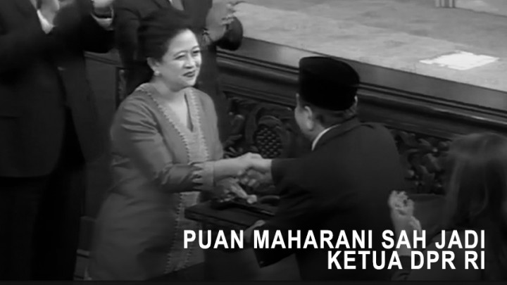 Puan Maharani Sah Jadi Ketua DPR RI