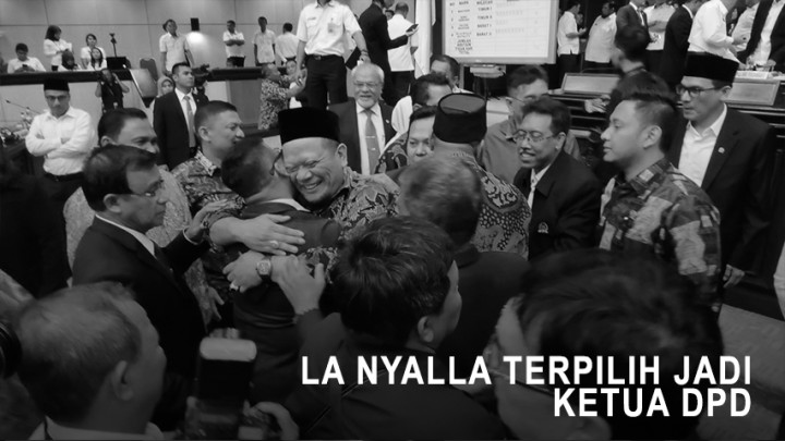 La Nyalla Terpilih Jadi Ketua DPD
