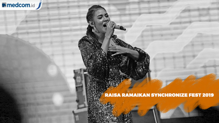 Raisa Ramaikan Hari Pertama Synchronize Fest 2019