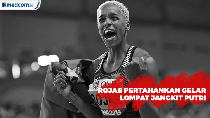 Yulimar Rojas Pertahankan Juara Dunia Lompat Jangkit Putri