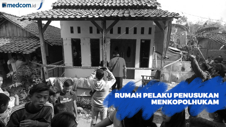 Rumah Istri Pelaku Penusukan Menkopolhukam