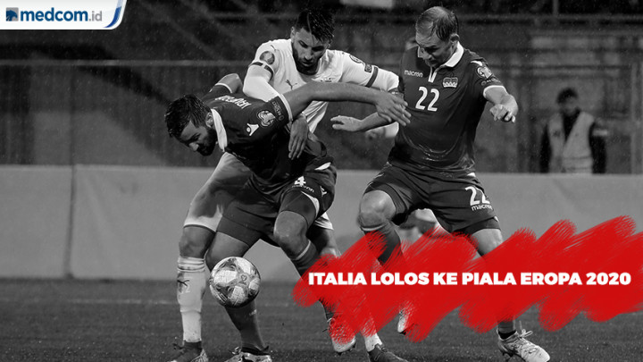 Italia ke Piala Eropa 2020 dengan Sempurna