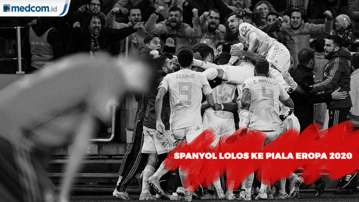 Spanyol Lolos ke Piala Eropa 2020