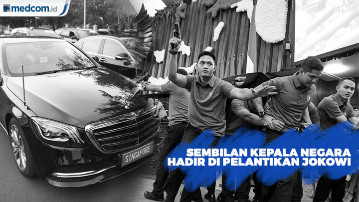 Sejumlah Kepala Negara Hadir di Pelantikan Jokowi