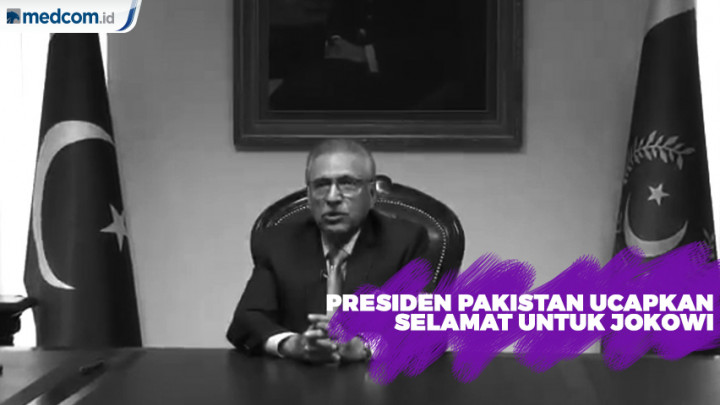 Presiden Pakistan Ucapkan Selamat untuk Jokowi