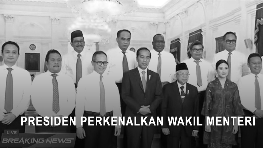 Jajaran Wakil Menteri di Kabinet Indonesia Maju