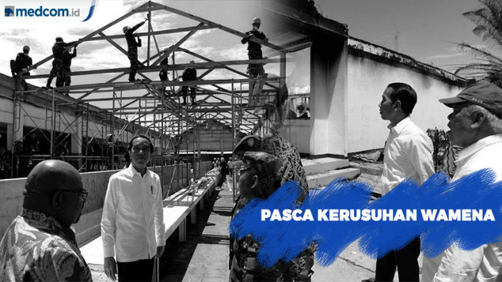 Pasca Kerusuhan Wamena, Jokowi Targetkan Rehabilitas Infrastruktur Dipercepat