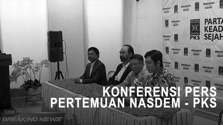 Konferensi Pers Pertemuan Nasdem - PKS