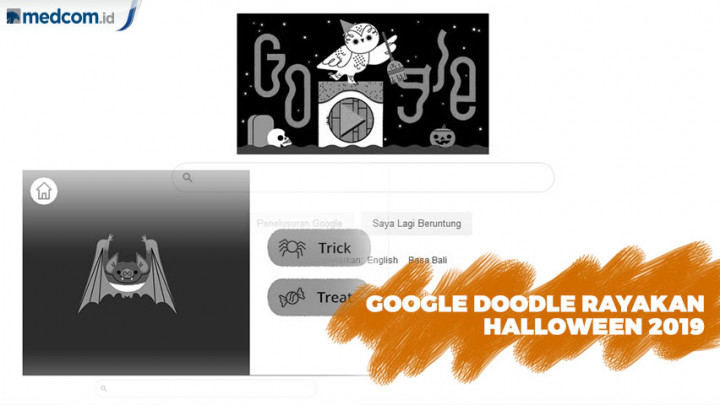 Google Doodle Rayakan Halloween 2019