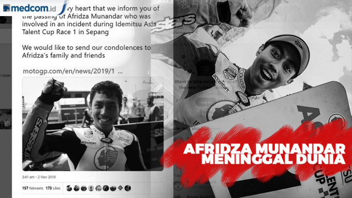 Pembalap Indonesia Afridza Munandar Meninggal Akibat Kecelakaan di Asia Talent Cup