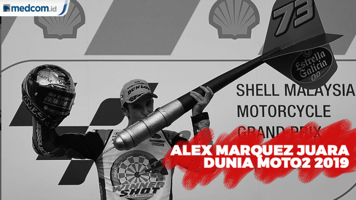 Alex Marquez Kunci Gelar Juara Dunia MOTO2 2019