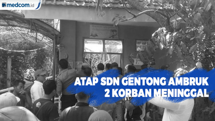 Atap SDN Gentong Ambruk, 2 Korban Meninggal