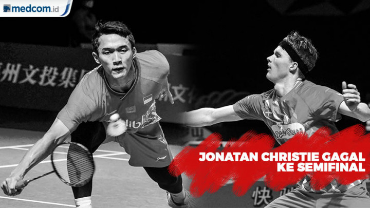 Jonatan Christie Gagal ke Semifinal China Open 2019