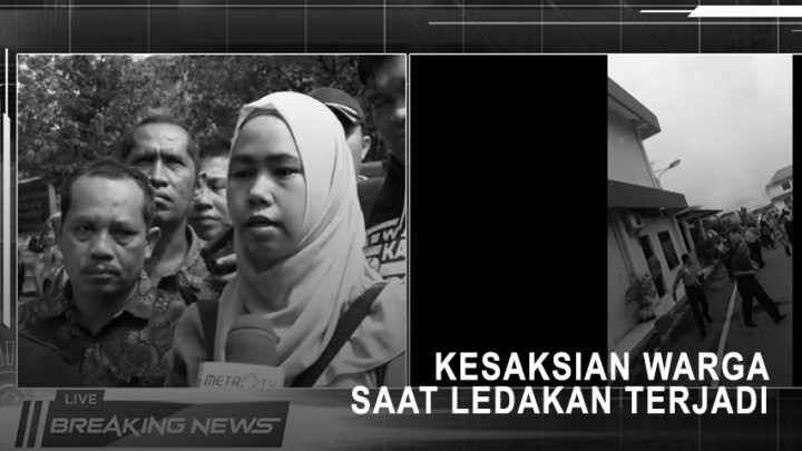 Kesaksian Warga Saat Ledakan di Polrestabes Medan Terjadi