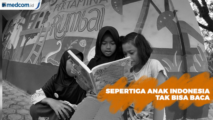 Sepertiga Anak Indonesia Tak Bisa Baca dan Pahami Cerita Sederhana