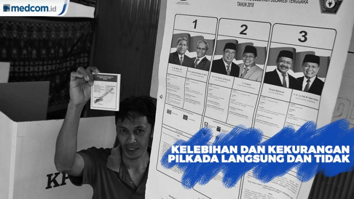Ini Kelebihan dan Kekurangan Pilkada Langsung dan Tidak Langsung