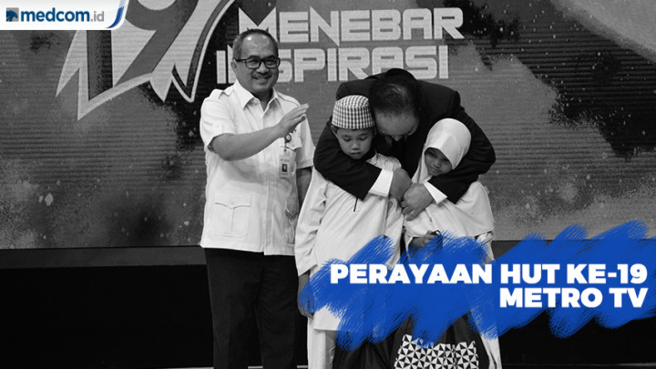 Rayakan HUT ke-19, Metro TV Beri Donasi untuk Anak Yatim Piatu