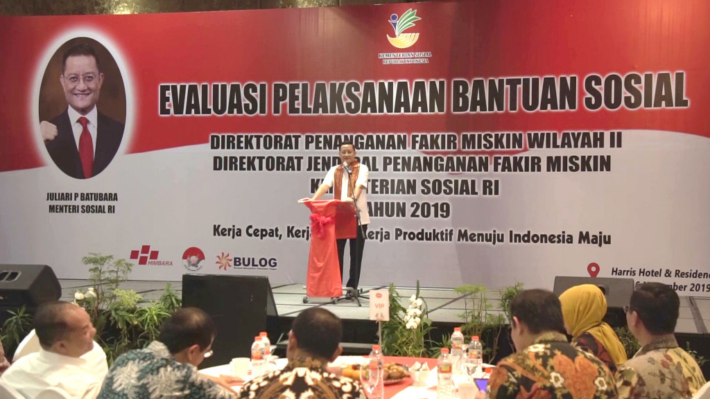 Mensos Kunjungi Rapat Evaluasi BPNT Wilayah II di Bali