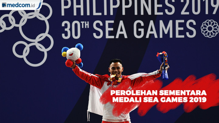 Klasemen Sementara Perolehan Medali SEA Games 2019 Hingga Sore Ini