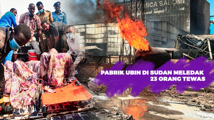 Pabrik Ubin di Sudan Meledak, Sedikitnya 23 Orang Tewas