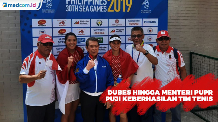 Dubes hingga Menteri PUPR Puji Tim Tenis