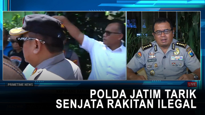 Highlight Primetime News - Polda Jatim Tarik Senjata Rakitan Ilegal