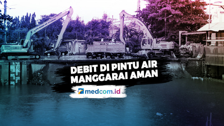 Debit di Pintu Air Manggarai Aman