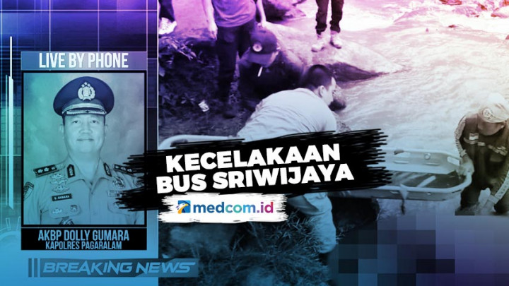 Kapolres Pagaralam:Petugas Gabungan Menyisir Aliran Sungai Cari Korban Kecelakaan Bus