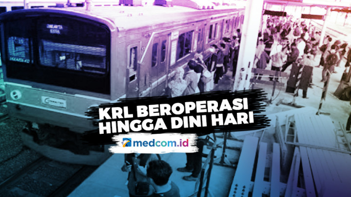 Malam Tahun Baru, KRL Beroperasi Hingga Dini Hari