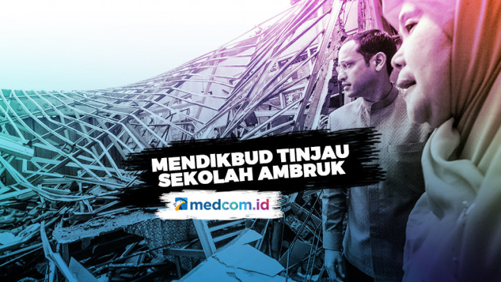 Mendikbud Tinjau Sekolah di Bogor yang Rusak Akibat Hujan