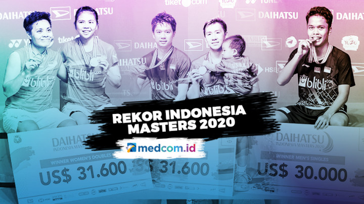 Indonesia Sukses Raih Juara Umum Indonesia Masters 2020
