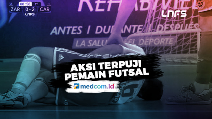 Aksi Terpuji Pemain Futsal Ini, Respect!