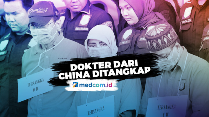 Buka Praktek Ilegal, Dokter Asal China Ditangkap