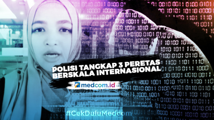 Polri Tangkap 3 Peretas Skala Internasional