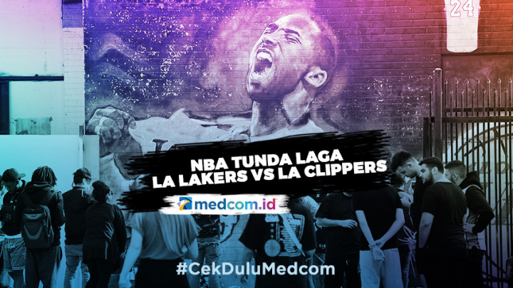 Hormati Kepergian Kobe, NBA Tunda Laga Lakers vs Clippers