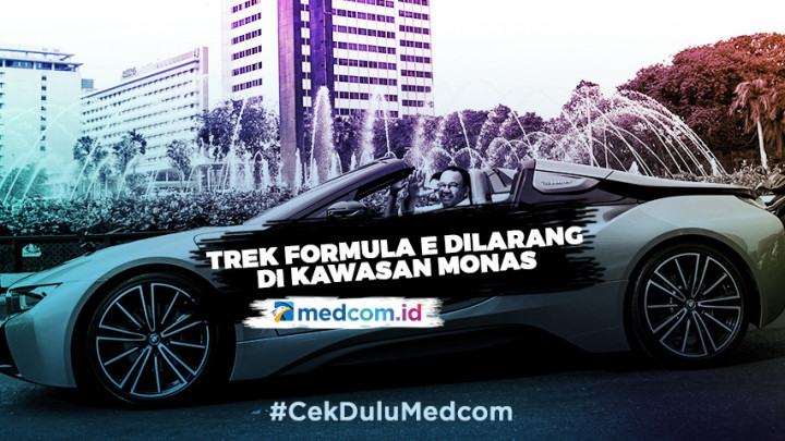 Trek Formula E Dilarang di Kawasan Monas