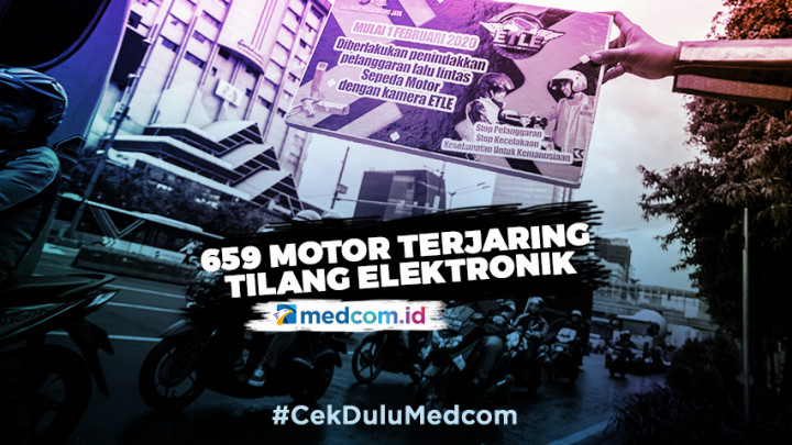 Selama Empat Hari, 659 Motor Terjaring Tilang Elektronik