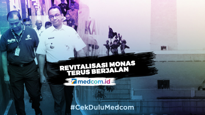 Anies Tegaskan Revitalisasi Monas Terus Berjalan