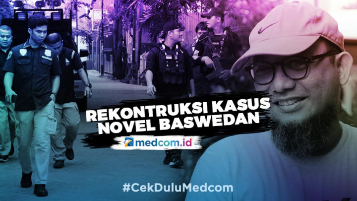 Polisi Gelar Rekontruksi kasus Novel baswedan