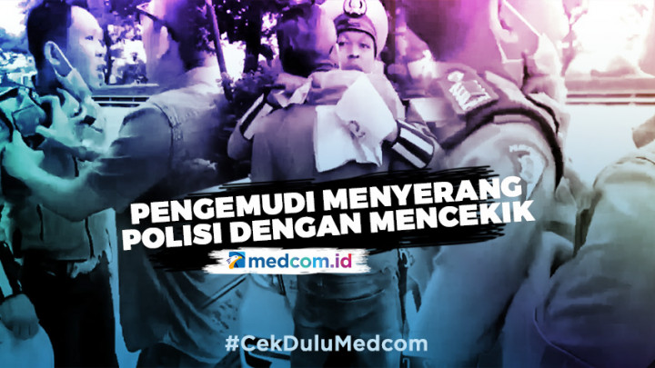 Tak Terima Ditilang, Pengemudi ini Serang dan Cekik Polisi