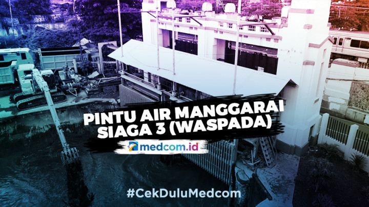 Pintu Air Manggarai Siaga 3, Sejumlah Wilayah Terancam Banjir