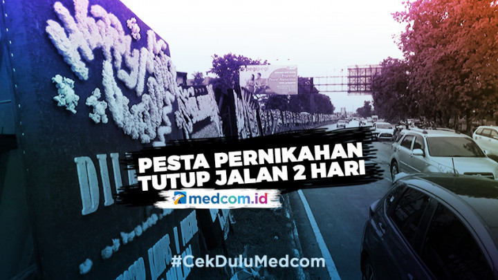 Heboh Pernikahan Tutup Jalan Utama di Makassar