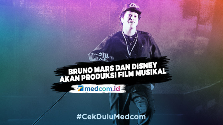 Bruno Mars dan Disney akan Produksi Film Musikal