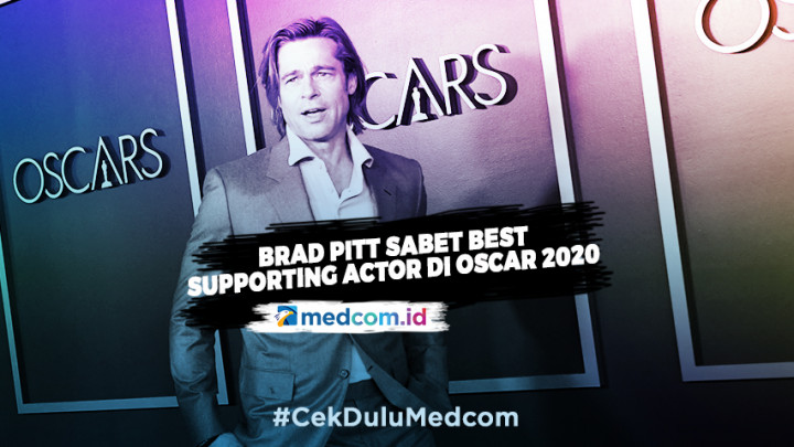 Sabet Gelar Best Supporting Actor, Ini Kata Brad Pitt