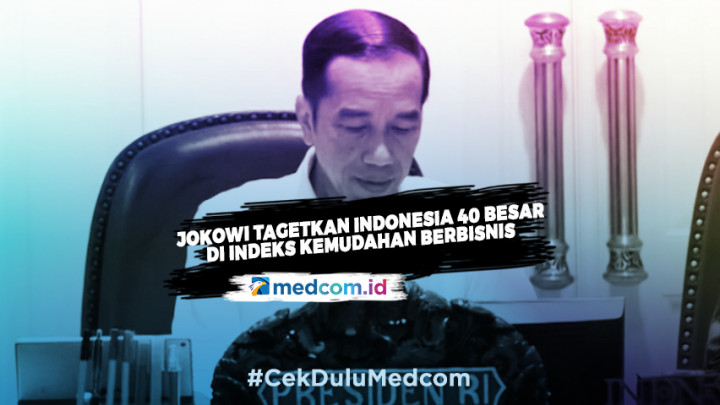 Presiden Jokowi Targetkan Indonesia Peringkat 40 Kemudahan Berusaha