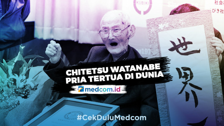 Dinobatkan Pria Tertua, Chitetsu Watanabe Bongkar Rahasianya